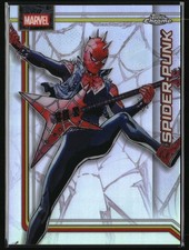 Spider-Punk 2026 Topps Chrome Marvel Comics #166 Refractor