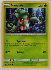 Carta Pokémon Fomantis 14/149 Sole e Luna 2017 Erba Base Comune