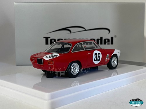 TECNOMODEL 1/43 ALFA ROMEO GIULIA 1600 SPRINT GTA #36 SEBRING 1966 J. RINDT TM43 - Picture 3 of 3