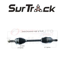 SurTrack HY-8283 CV Axle Shaft for Constant Velocity el