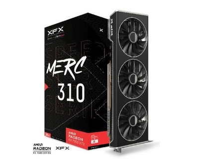 XFX Speedster MERC310 AMD Radeon RX 7900XTX BLACK Gaming Graphics Card