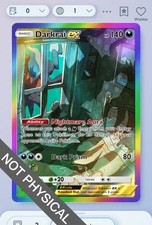 Pokemon TCG POCKET - Arcobaleno Darkrai Raro 2⭐, Smackdown Spazio-temporale, Inglese