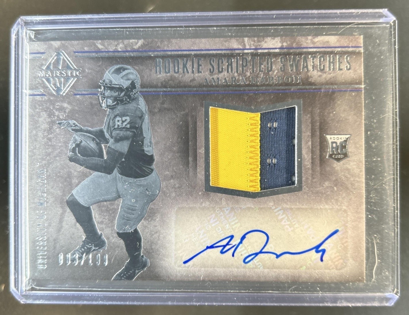 Amara Darboh Panini Majestic #137 Autograph-Material
