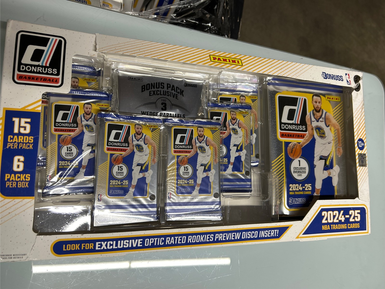 Panini Donruss Basketball Bundle Trading Card Box Exclusive Optic Rated 2024/25