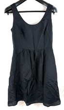 Vineyard Vines Silk Blend Fit and Flare Little Black Dress Scoop Neckline SIZE 6