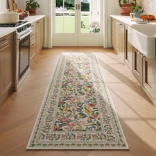 Runner Rug for Kitchen Non Slip 2'6"x8' Washable Rugs with Rubber Backing Soft