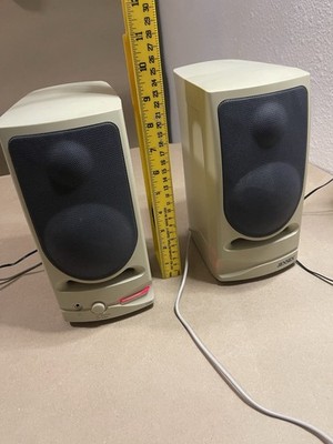 Jensen JMP 33 Powered Bookshelf Speakers Retro Vintage