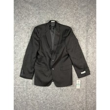 Calvin Klein Kids Boys Black Suit Blazer Jacket Size 16 Formal School Uniform