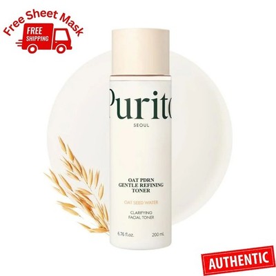 Purito Oat PDRN Gentle Refining Toner 200ml for Acne-Prone Skin
