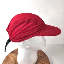 Pearl Izumi Red Mesh Cycling Cap One Size Adjustable Running Lightweight