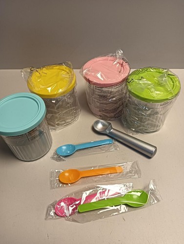 Behälter für Ninja Creami Deluxe - 4er Set Kompatibel mit NC501, NC500 EU Serie