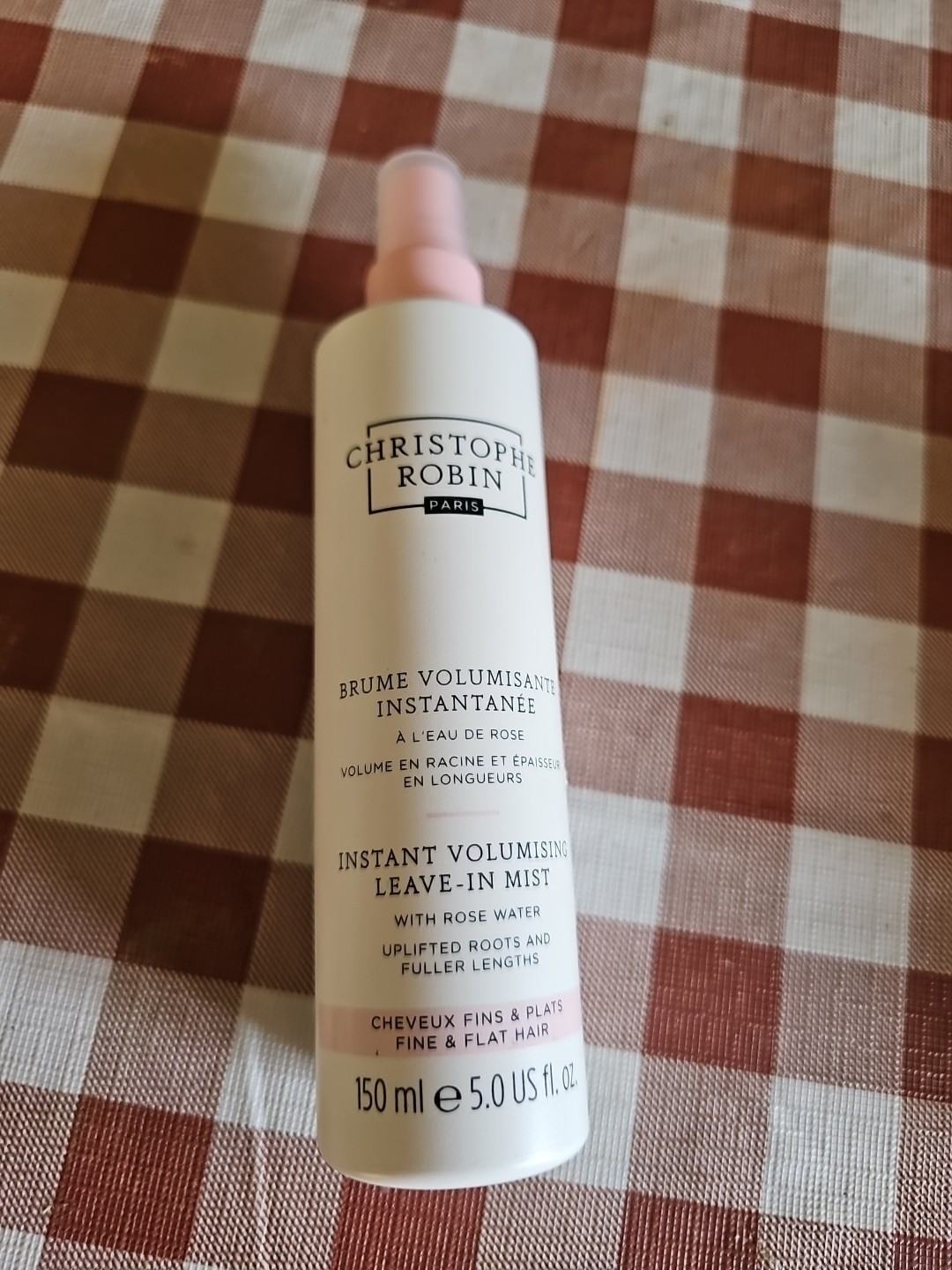 CHRISTOPHE ROBIN Instant Volumising  Leave-In Mist Uplift Roots 5oz W/rose Water