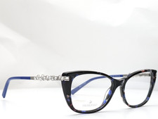 Swarovski SK5343 55A Coloured Havana Smoke Women's Eyeglasses Frames 51-15-140
