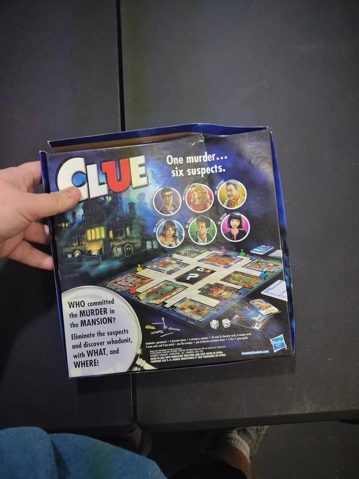 Hasbro Clue: The Classic Mystery Board Game 2013 Edition 8+ 2-6 Players - Image 3 of 4