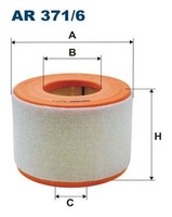 Filtron Luftfilter AR 371/6 FüR Audi