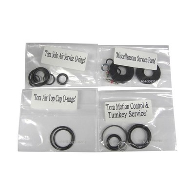 RockShox 11.4310.706.000 Tora 07 289/302 Service Kit, schwarz/grau (1 Set)