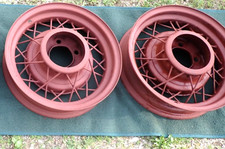 1935 Ford 16 X4 32 Spoke Steel Wire Wheels -2 Wheels 3 And 4