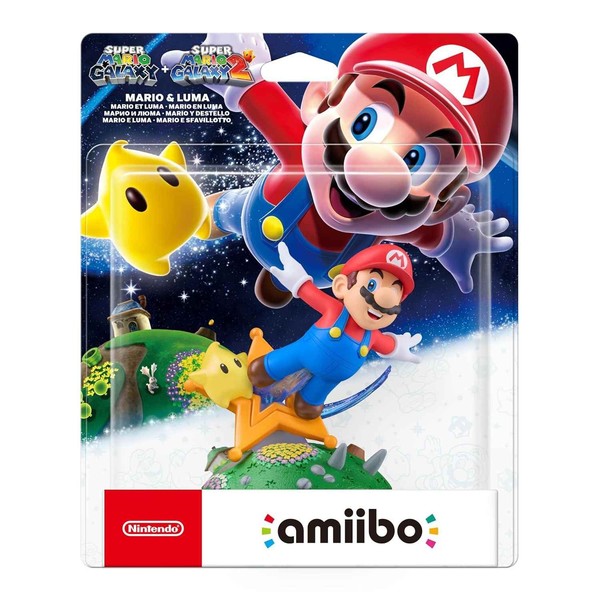 Nintendo Amiibo Figur Mario + Luma Super Mario Galaxy Kollektion Neu&Ovp-image