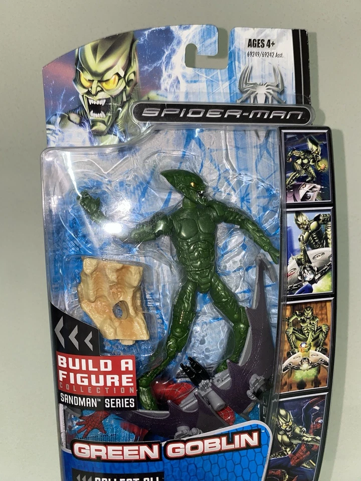Hasbro Marvel Spider-Man 3 Green Goblin 2007 Baf Build A Figure Sandman Series - Immagine 2 di 4