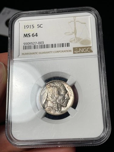 1915 NGC MS64 Buffalo Nickel Nice Flashy Coin