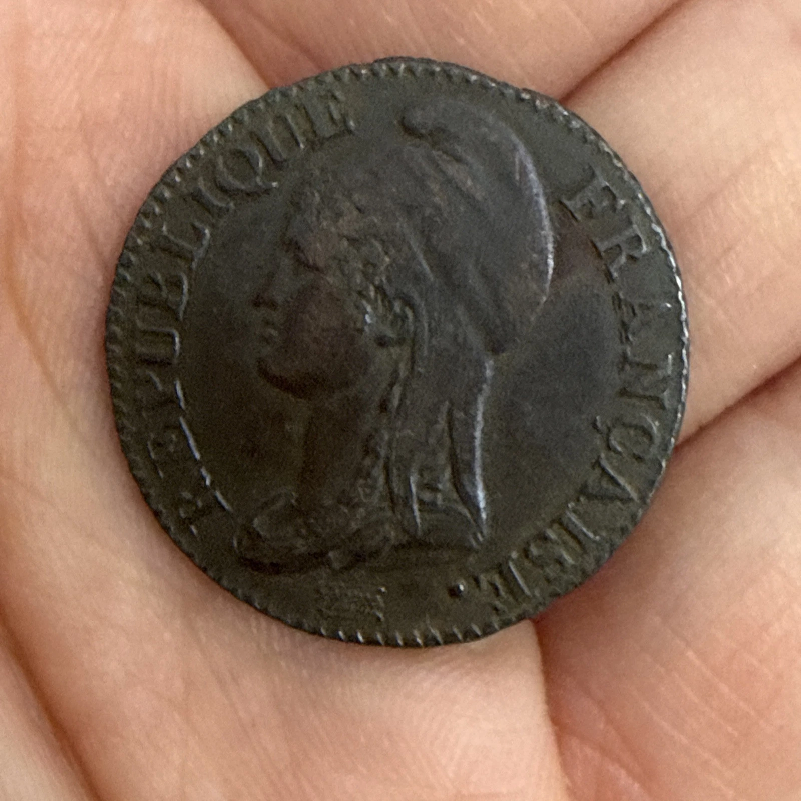 Monnaie 5 Centimes L’an 4 République Française Par Dupré