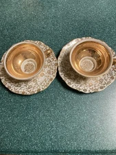 LOT OF 2 MITTERTEICH BAVARIA DEMITASSE CUPS & SAUCERS PLUS BONUS CUP/SAUCER