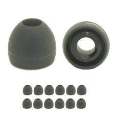6 Pairs Black Extra Small Silicone Ear Tips Replacement InEar Headphones