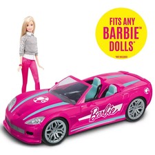 Barbie Remote Control Dream Car Convertible Vehicle Lights Sounds Girls Toy Gift