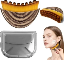 Lymphatic Drainage Massage Face Lymphatic Contour Brush Dry Brushing Face Brush