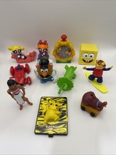 Lot Of 11 Vintage Burger King Kids Meal Toys Pok mon Sponge Bob Potato And More