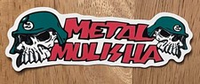 Metal Mulisha Largesticker Glossy Size 4x 1.25inch. Free Ship Wtracking Metal Mulisha Largesticker Glossy Size 4x 1.25inch. Free Ship Wtracking