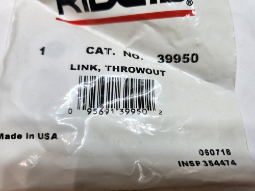 Uso de enlace de tiro RIDGID 39950 con cabezales de troquel 811A, 531, 532 y 500A OEM de EE. UU. - Imagen 2 de 5