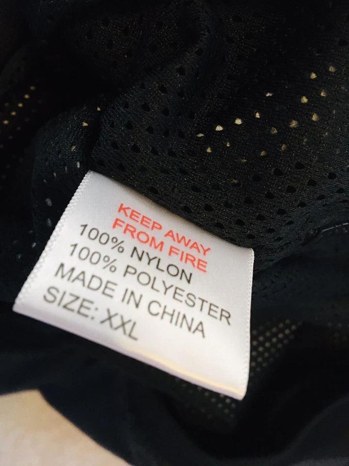 Chaqueta Pullover Rompevientos Negra Cage Fighter Para Hombre XXL Nylon Poliéster CF Foto 4 de 4