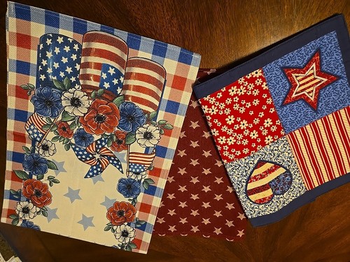 Patriotic Table Runner 72"x13" God Bless America 4th July Independence memorial - Picture 19 of 19