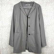Jil Sander Gray Lightweight Cotton Minimalist...