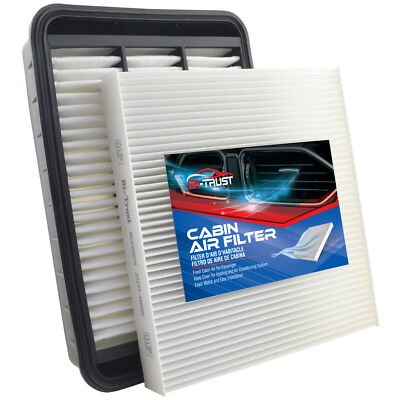 Cabin and Engine Air Filter Kit for Mitsubishi Outlander 2007-2013 Lancer 08-15