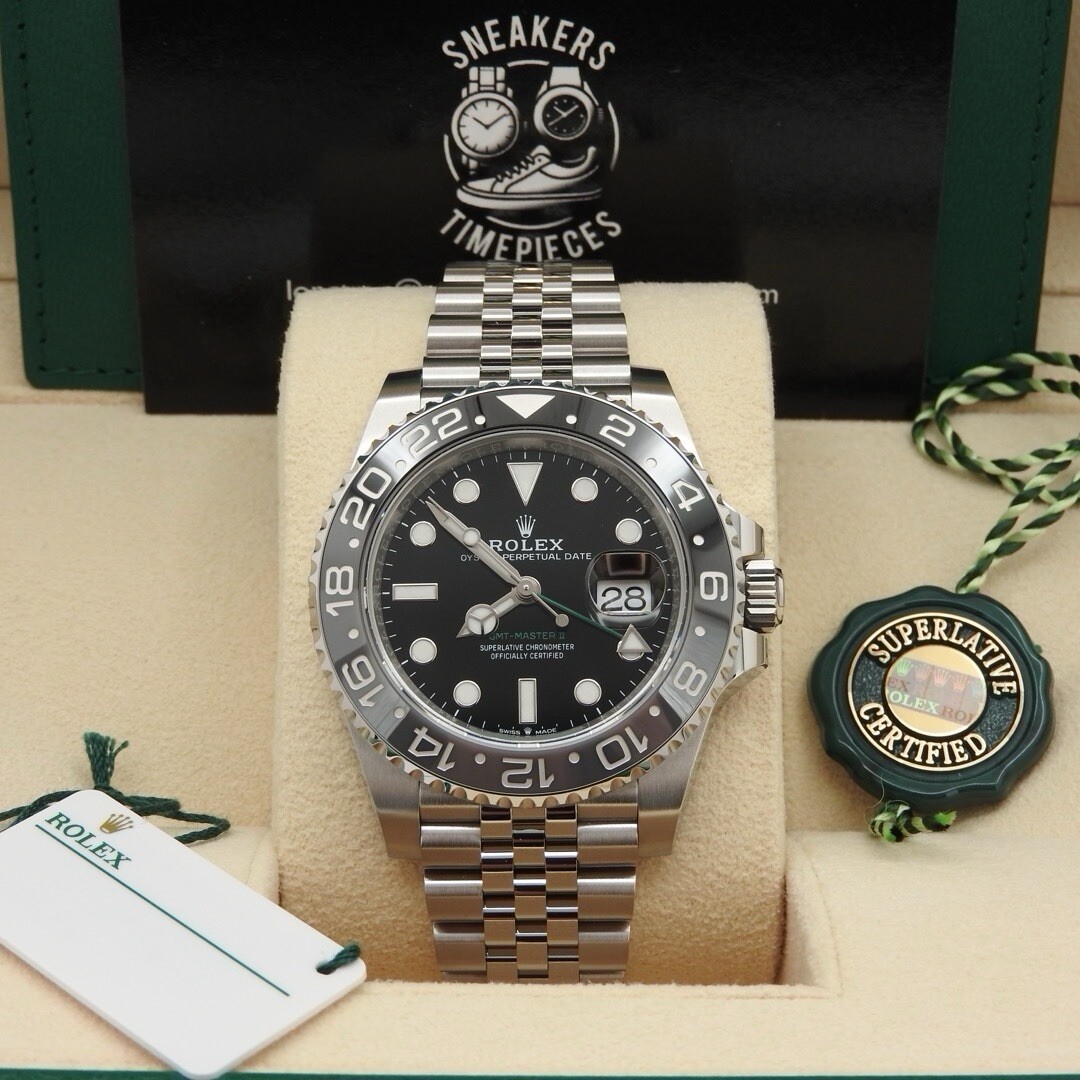 Rolex GMT Master II 126710GRNR Bruce Wayne Jubilee NEW 2025