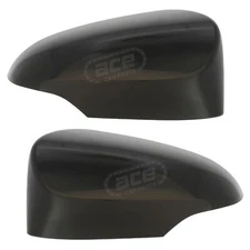 Wing Door Mirror Covers Caps Casings For Toyota Auris 2012-2019 Black 1 Pair