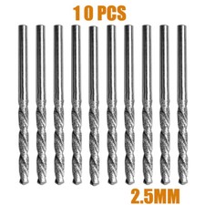 2.5MM Diamond Coated Tipped Twist Drill Bit For Glass Jewelry Stone Tile USA