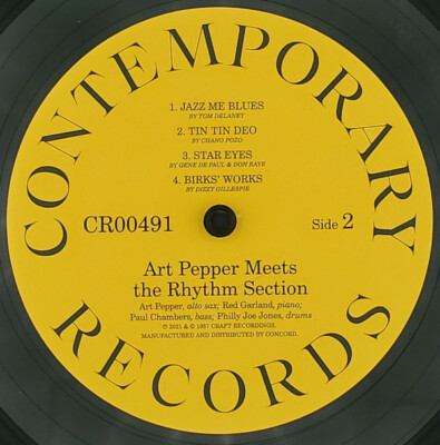 Art Pepper - Art Pepper Meets The Rhythm Section (LP, Album, RSD