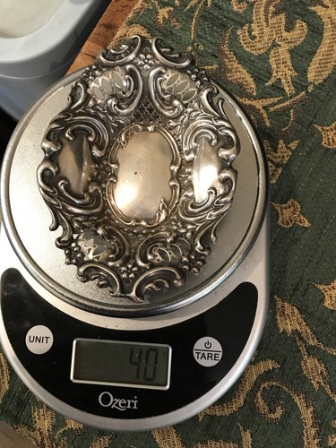 2 D&F Birmingham Antique ENGLISH VICTORIAN STERLING SILVER CANDY/NUT DISHES 1890 - Picture 11 of 11