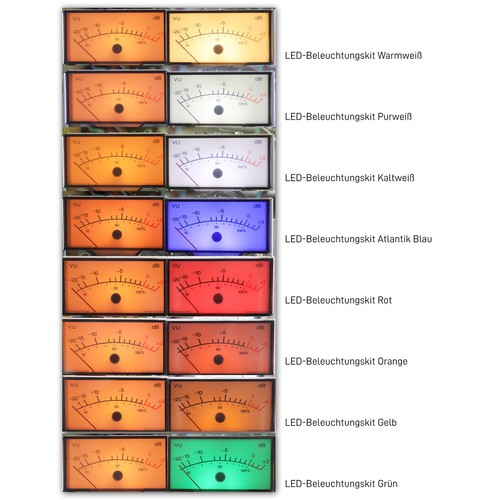 VU-Meter LED-Beleuchtungskit für Revox B77 / PR99 in Grün 525nm 3100mcd - Bild 7 von 7