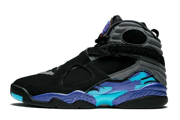Jordan 8 black best sale purple