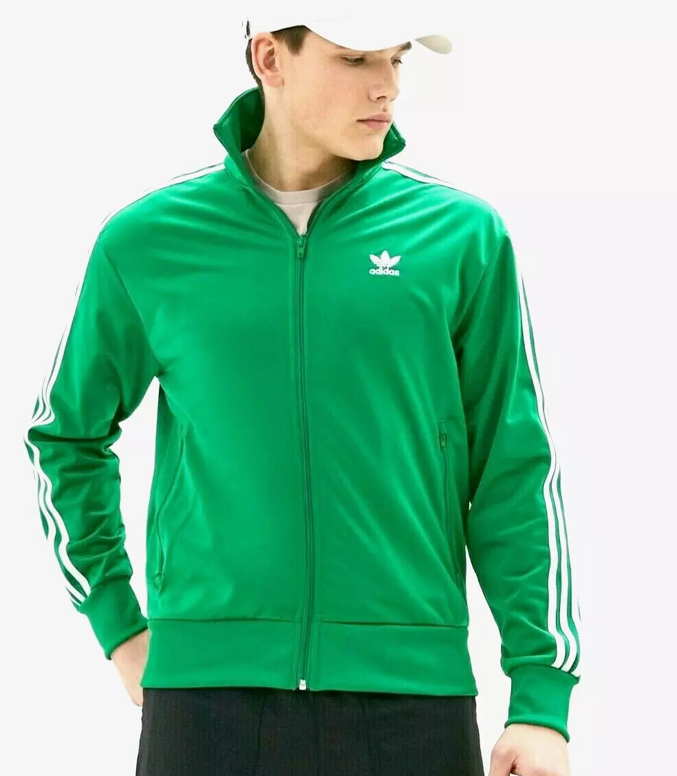 XXL adidas Originals MEN S FIREBIRD TRACK TOP JACKET Green White LAST1