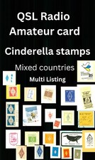 Cinderella stamp poster on QSL Amateur Radio card ? Select from List ? CI (a)