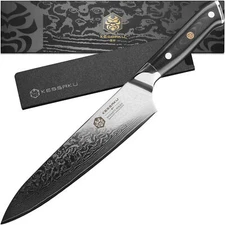 Kessaku 8" Chef Knife - Damascus Dynasty Series - AUS-10V Stainless Steel