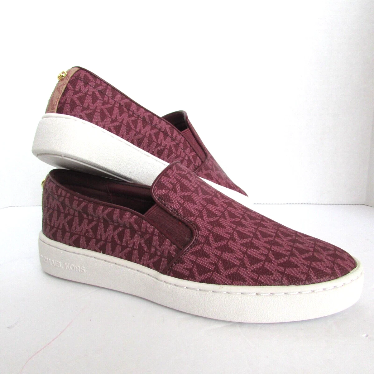 Michael kors burgundy shoes hotsell