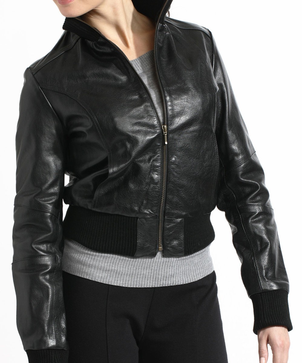 TANNERS AVENUE DISTRESSED LEATHER BASEBALL BOMBER JACKET SIZE 3XL