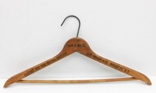 Wood Clothes Hanger SAM  MACK Pitkin Ave Bklyn Clothes For The Better Dresser