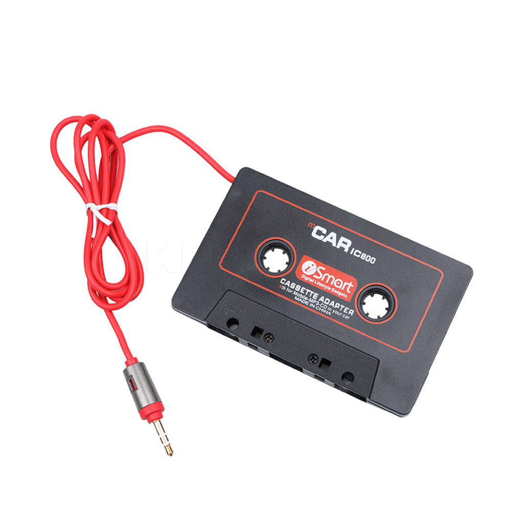 Cassette Tape Adapter AUX Audio Play music iPod DVD CD
